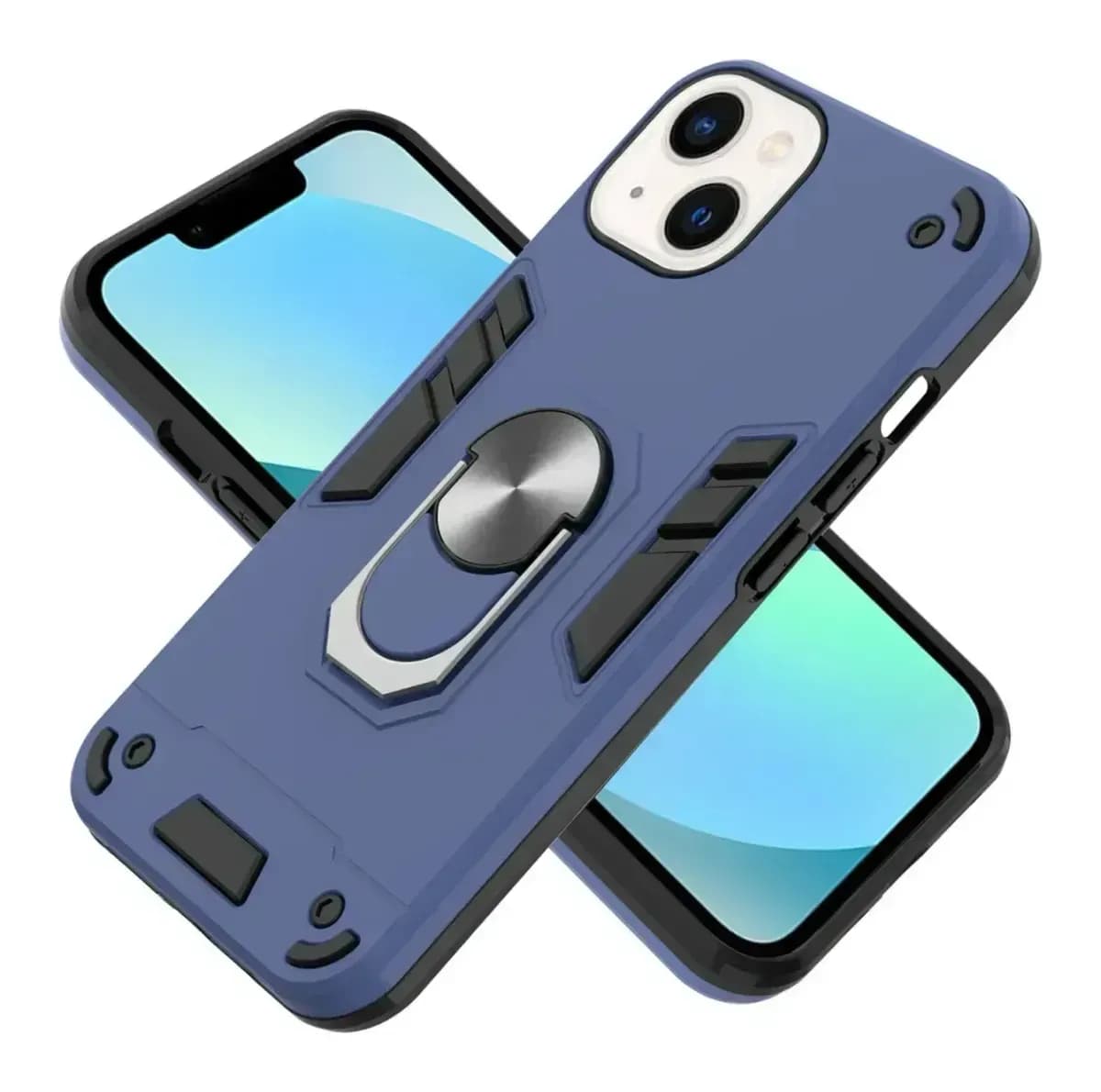 Чехол-накладка Bingo Warrior для iPhone 13 (синий)