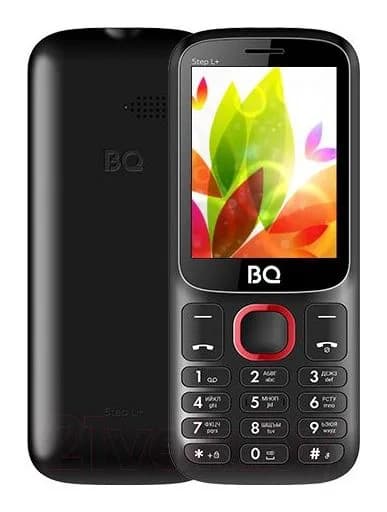 Мобильный телефон BQ Step L+ BQ-2440 (черный/красный)