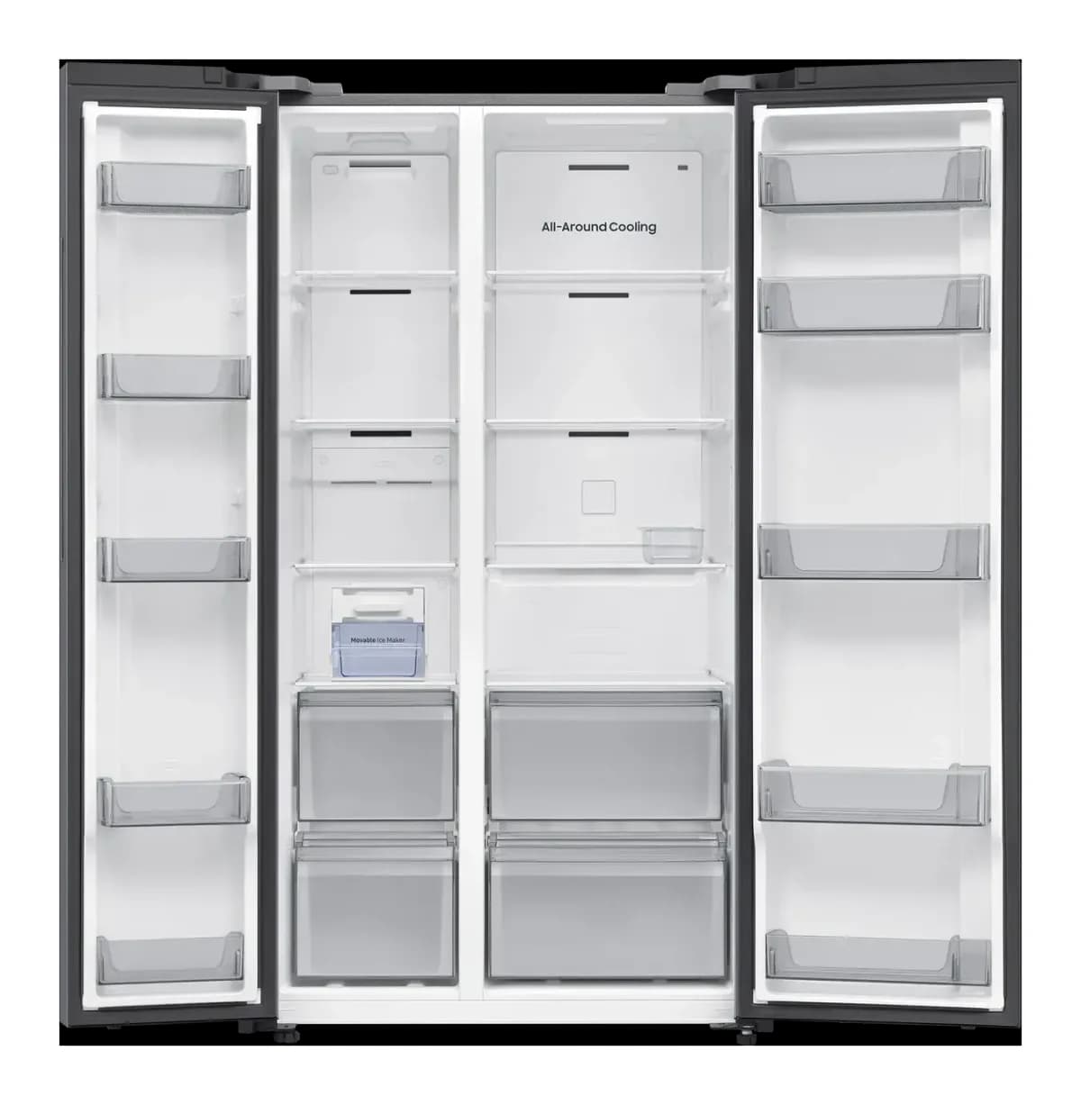 Холодильник с морозильником Samsung RS70F65Q1TWR