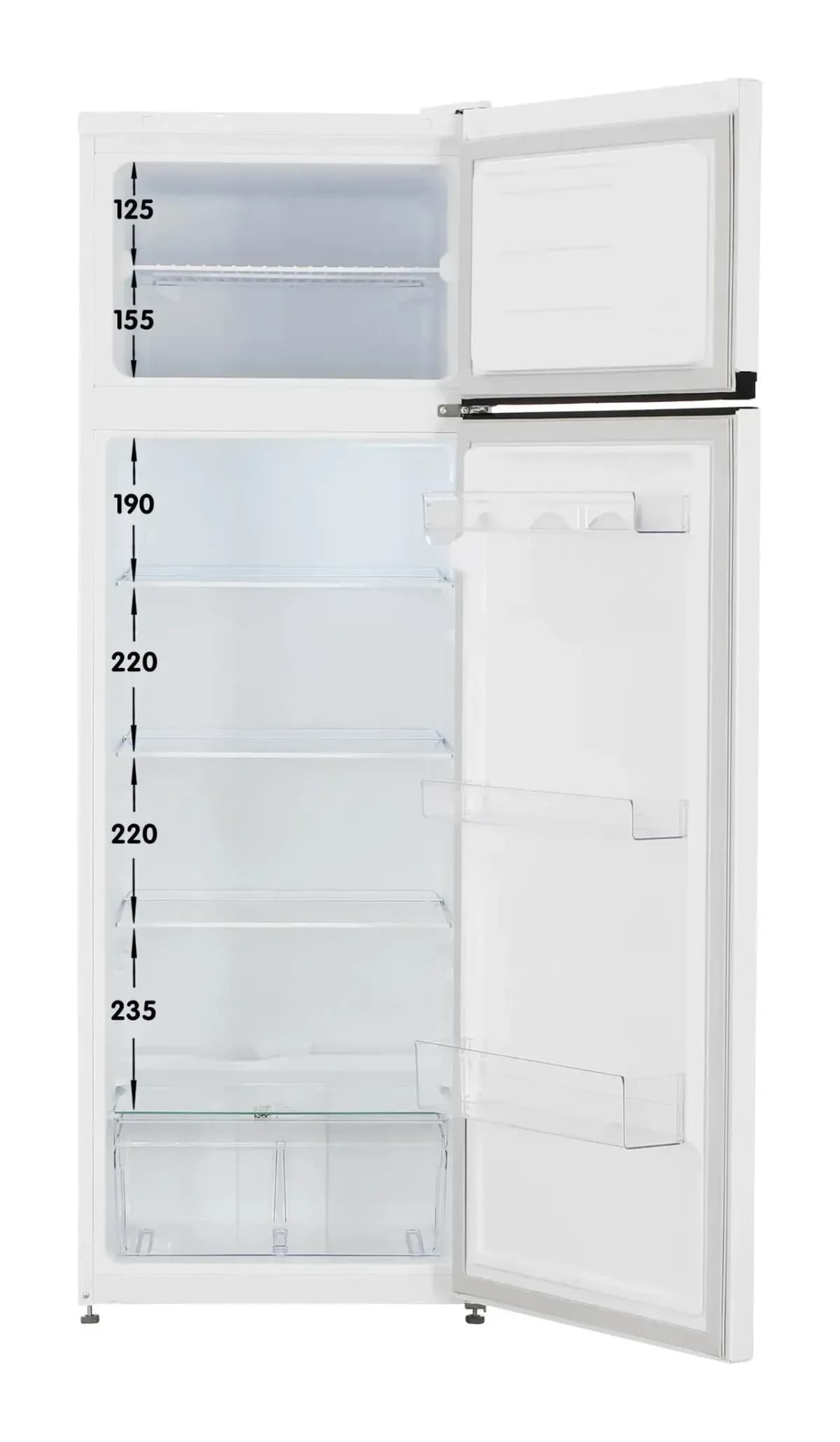 Холодильник с морозильником Beko B1RDSK280W