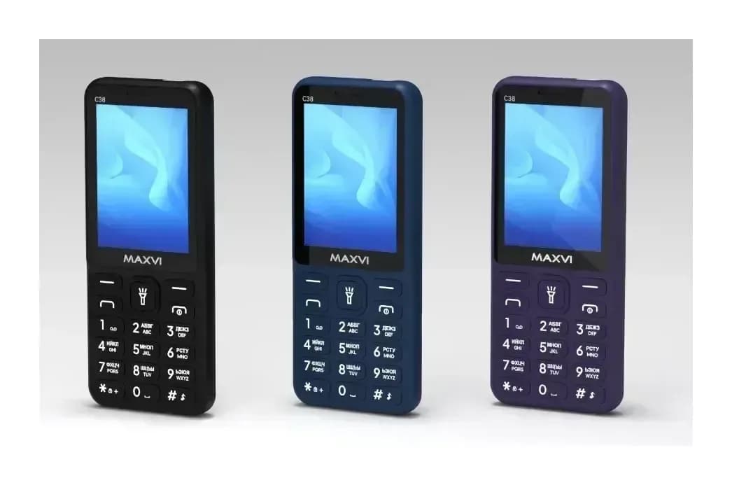 Мобильный телефон Maxvi C38 (синий)