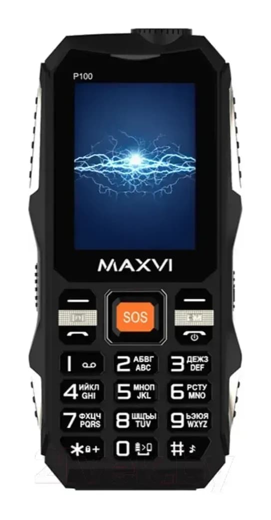 Мобильный телефон Maxvi P100 (черный)
