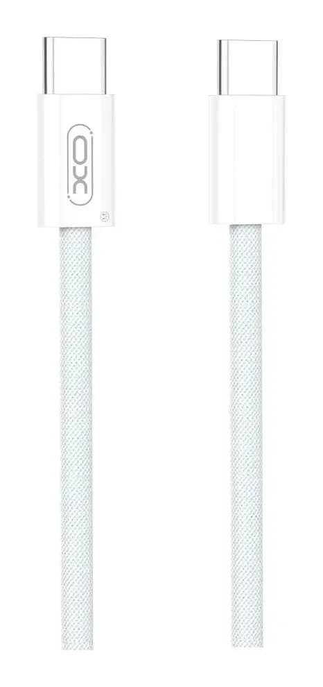 Зарядный кабель XO NB-Q260A 60W Type-C Type-C (белый)
