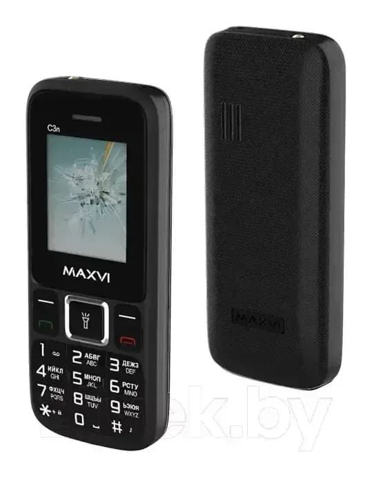 Мобильный телефон Maxvi С 3n (черный)