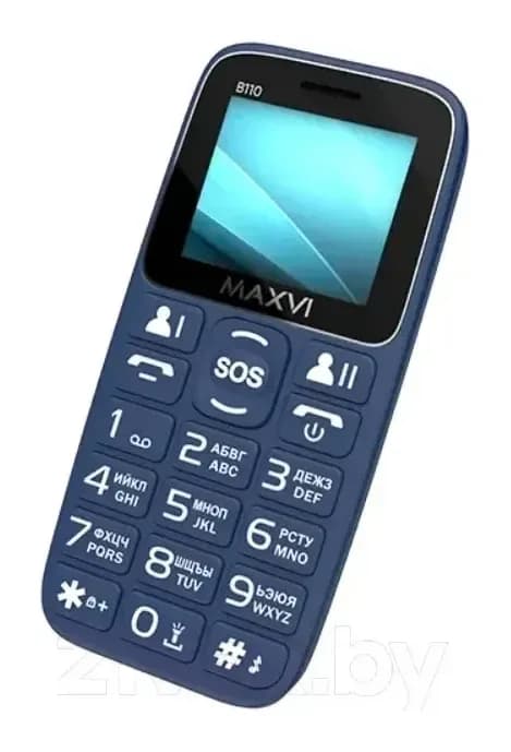 Мобильный телефон Maxvi B110 (синий)