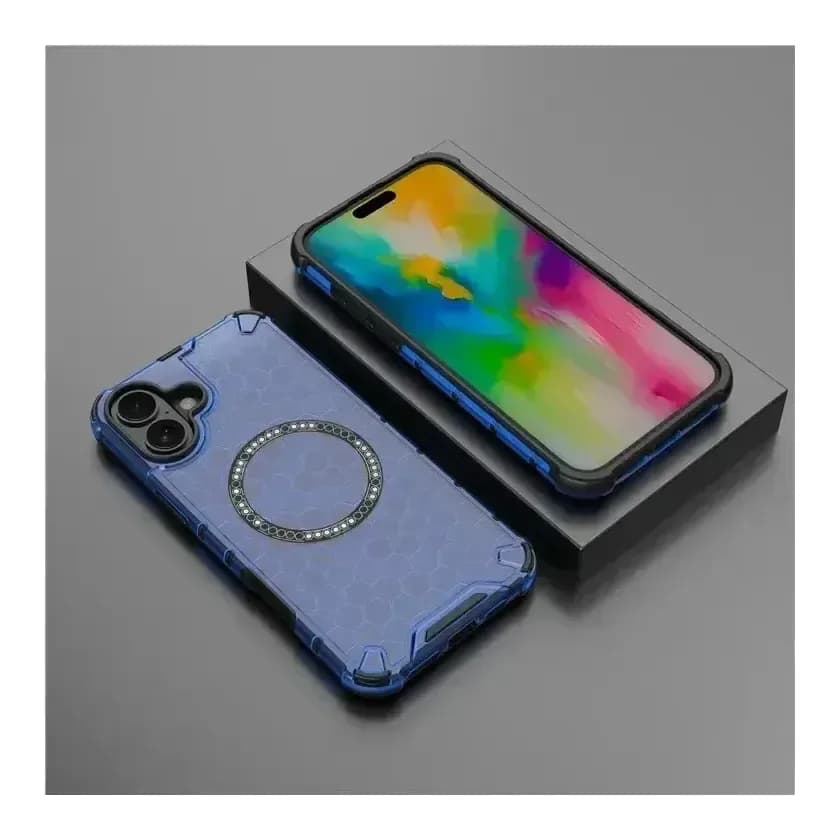 Чехол-накладка G-Case Для iPhone 16 / 6601111405A (голубой)