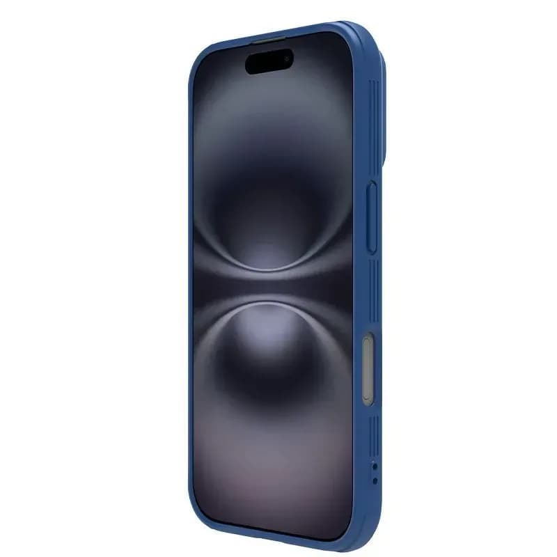 Чехол-накладка Nillkin CamShield Pro для iPhone 16 Plus (синий)