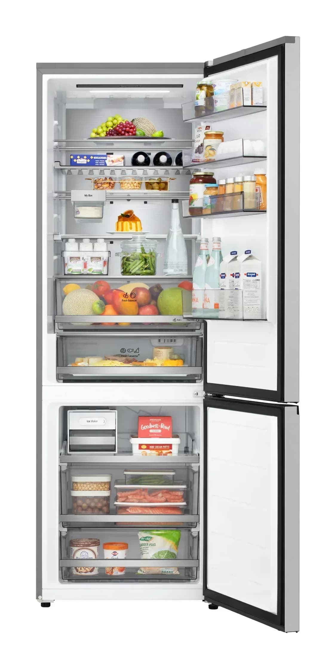 Холодильник с морозильником LG GC-B640FMKM