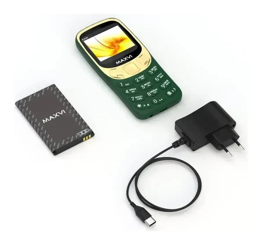 Мобильный телефон Maxvi K200 (темно-зеленый)