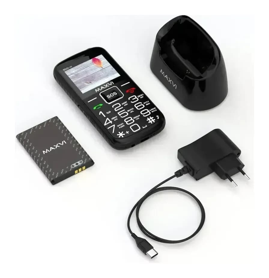 Мобильный телефон Maxvi B5ds up (черный)