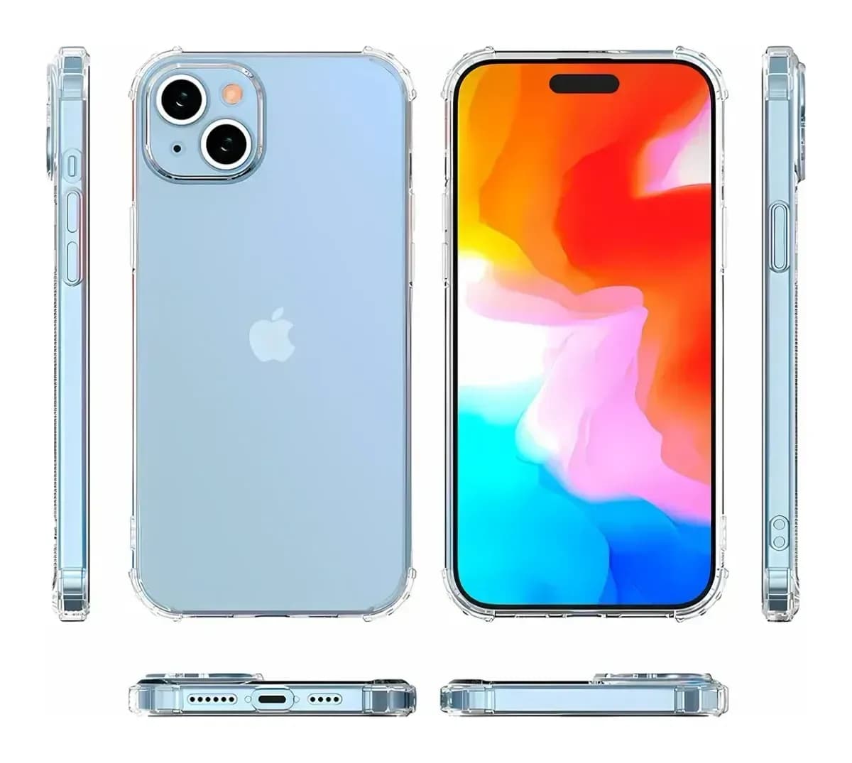 Чехол-накладка Case Better One для iPhone 15 (прозрачный)