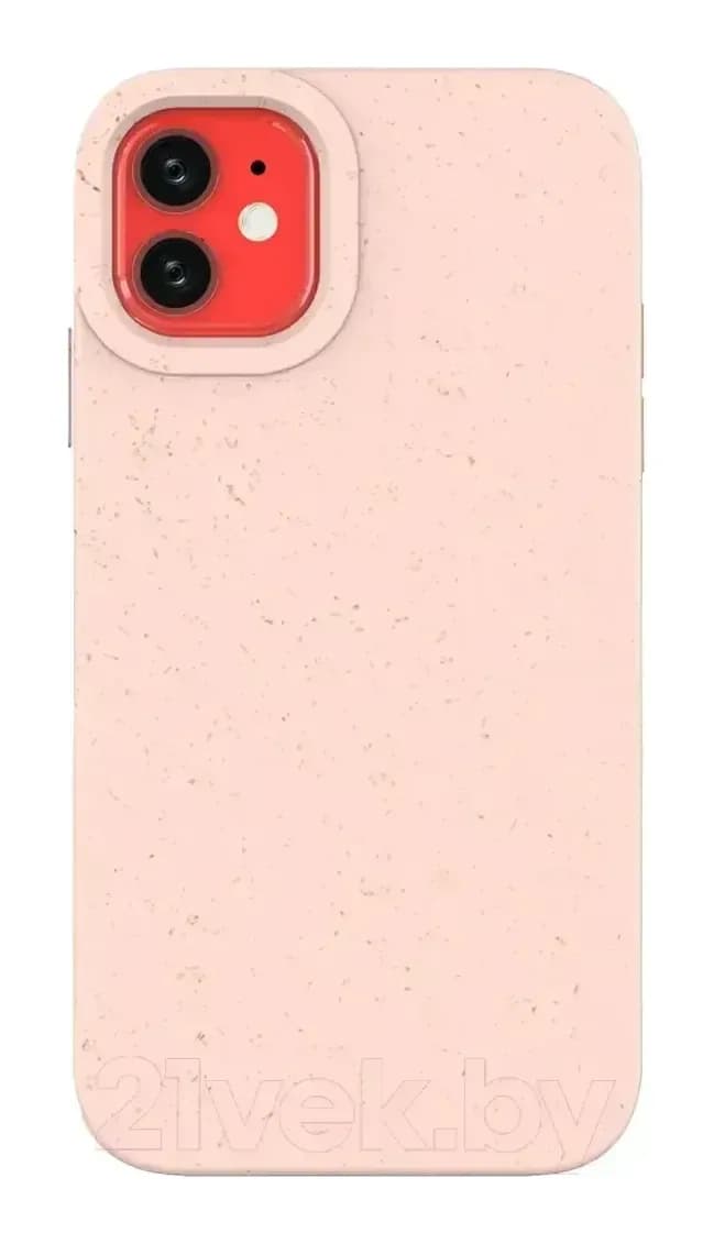 Чехол-накладка Case Recycle для iPhone 12 (розовый матовый)