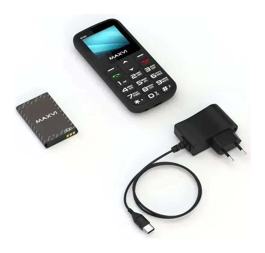 Мобильный телефон Maxvi B100i (черный)