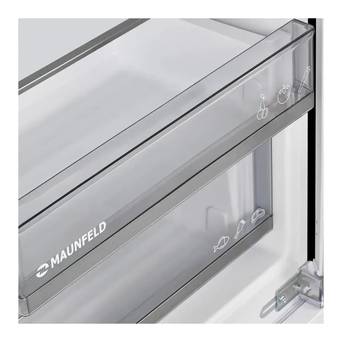 Встраиваемый холодильник Maunfeld MBL177SWGR Inverter