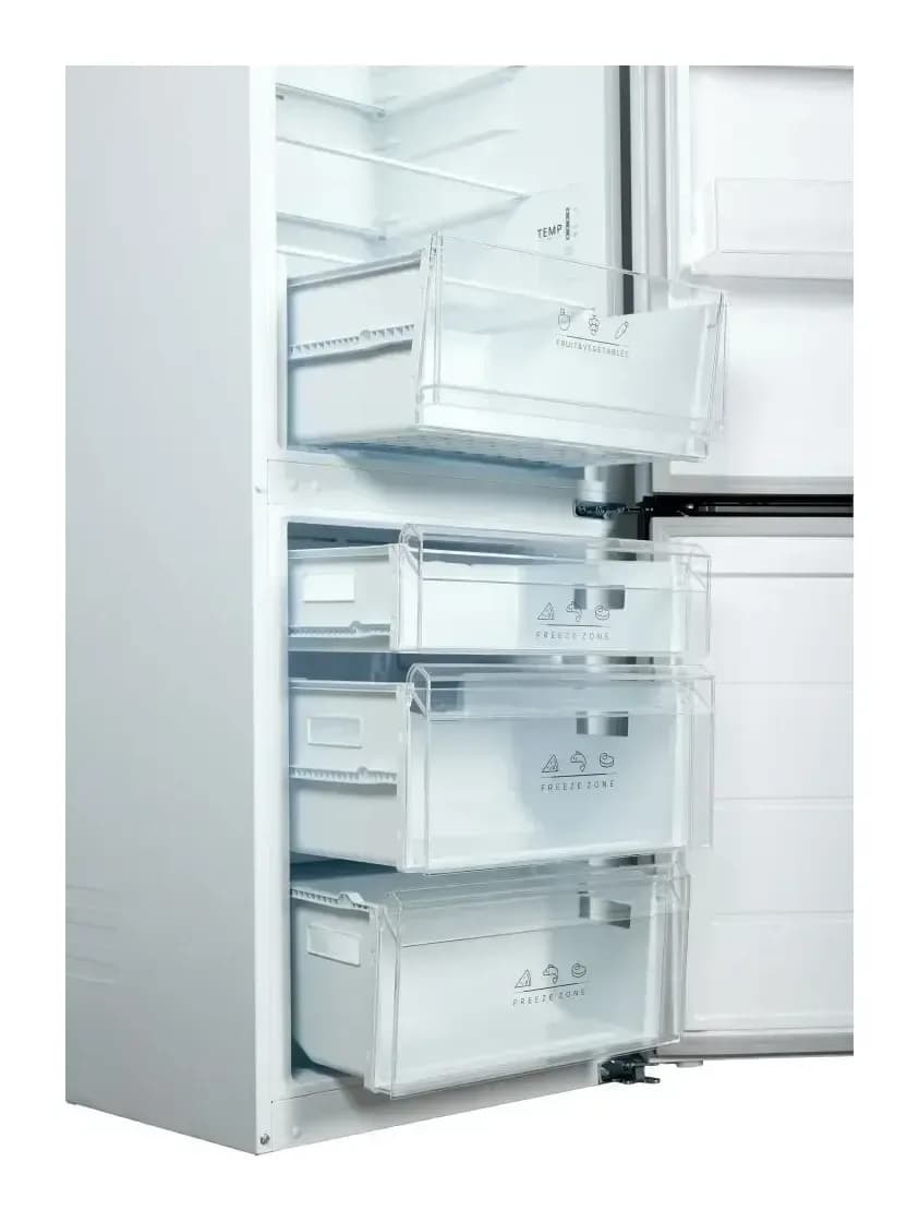 Холодильник с морозильником GENERAL ELECTRONICS GE-BFV186-N106W
