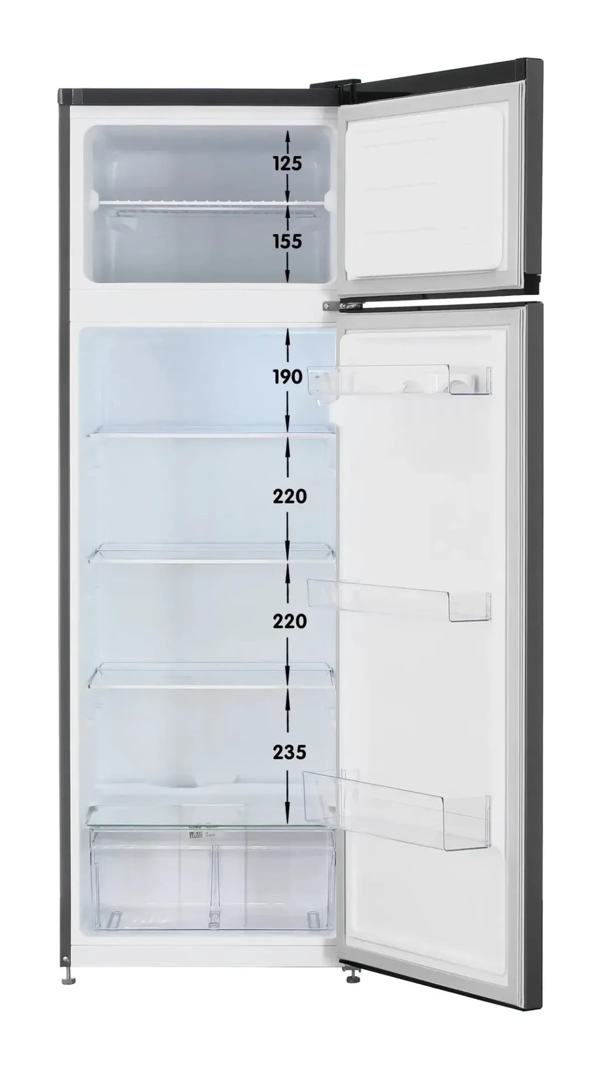 Холодильник с морозильником Beko B1RDSK280G