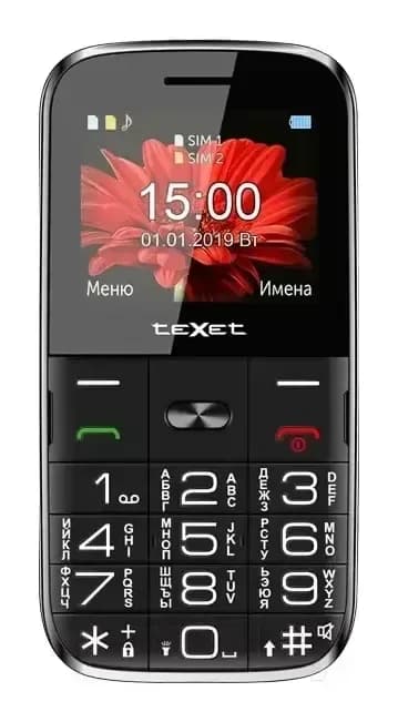 Мобильный телефон Texet TM-B227 (черный)