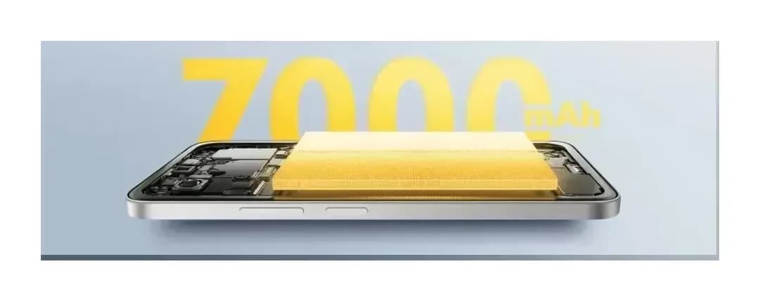 Смартфон POCO M7 6GB/128GB (серебристый)