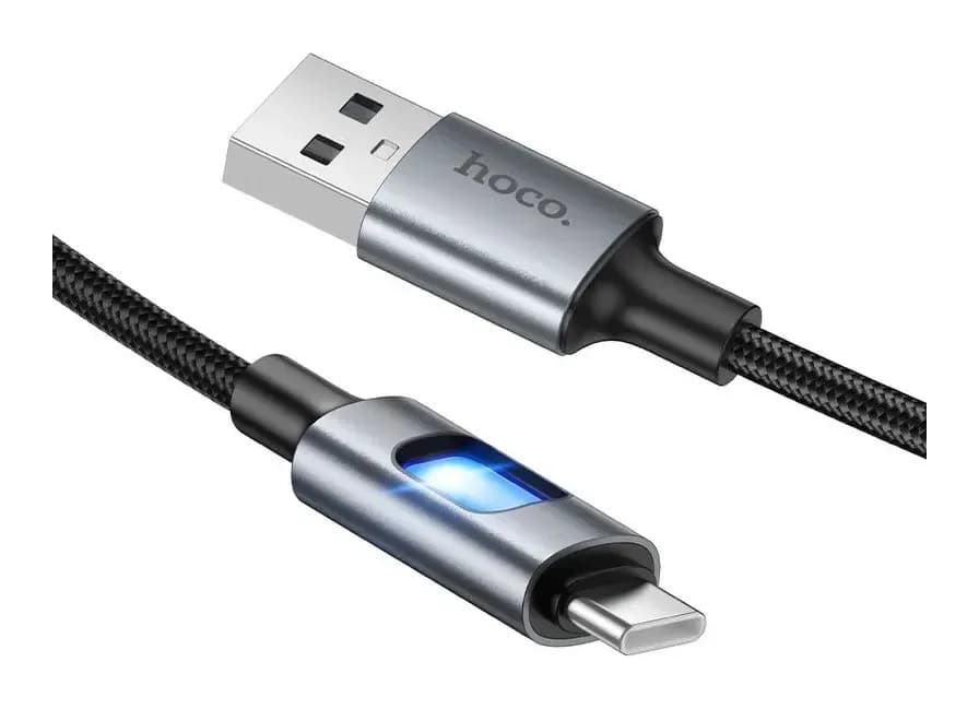 Зарядный кабель Hoco U144 Type-C (1.2м, черный)