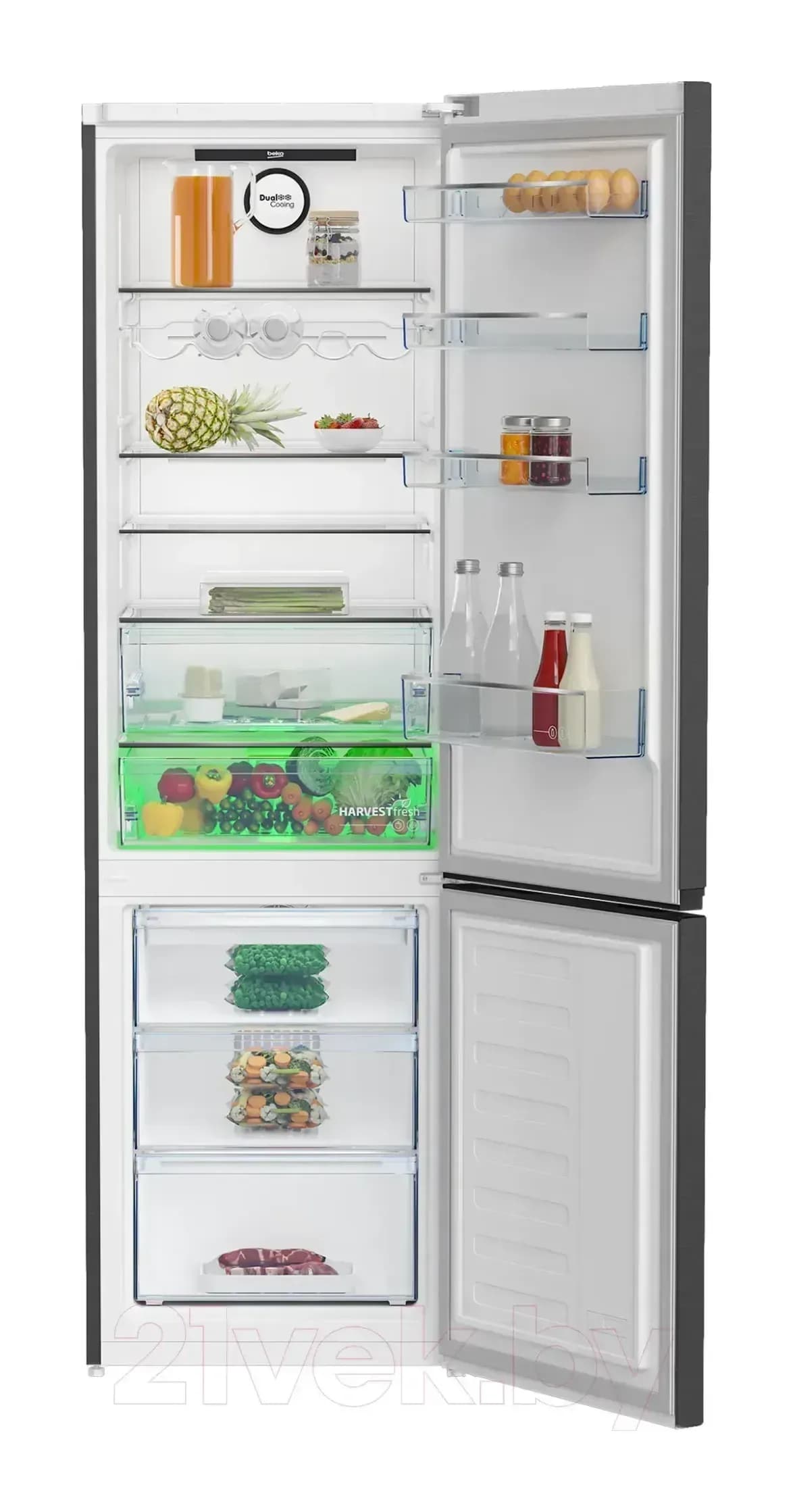 Холодильник с морозильником Beko B3DRCNK402HXBR