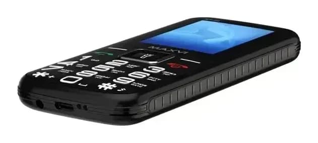 Мобильный телефон Maxvi RT-04 с док-станцией (черный)
