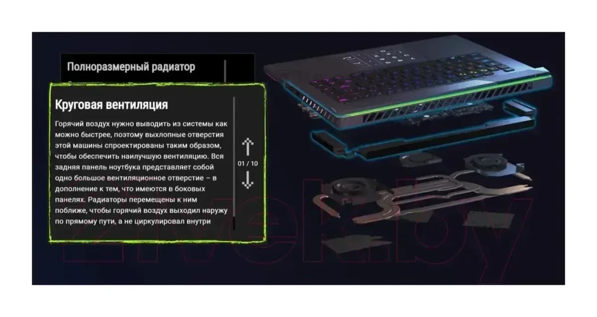 Игровой ноутбук Asus G614PH-RV044 (90NR0KX7-M003W0) Windows 11 Pro