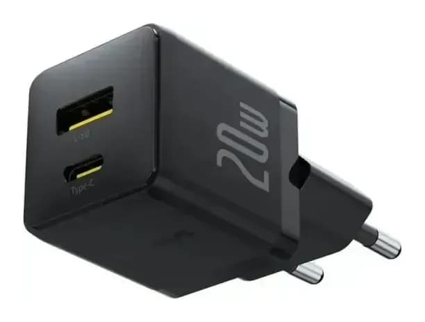 Зарядное устройство сетевое Baseus Palm C+U 20W EU / P10111608113-01 (черный)