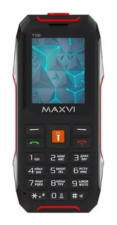 Мобильный телефон Maxvi T100 (красный)