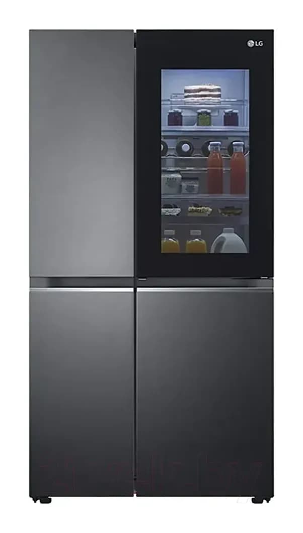 Холодильник с морозильником LG GC-Q257CBFV