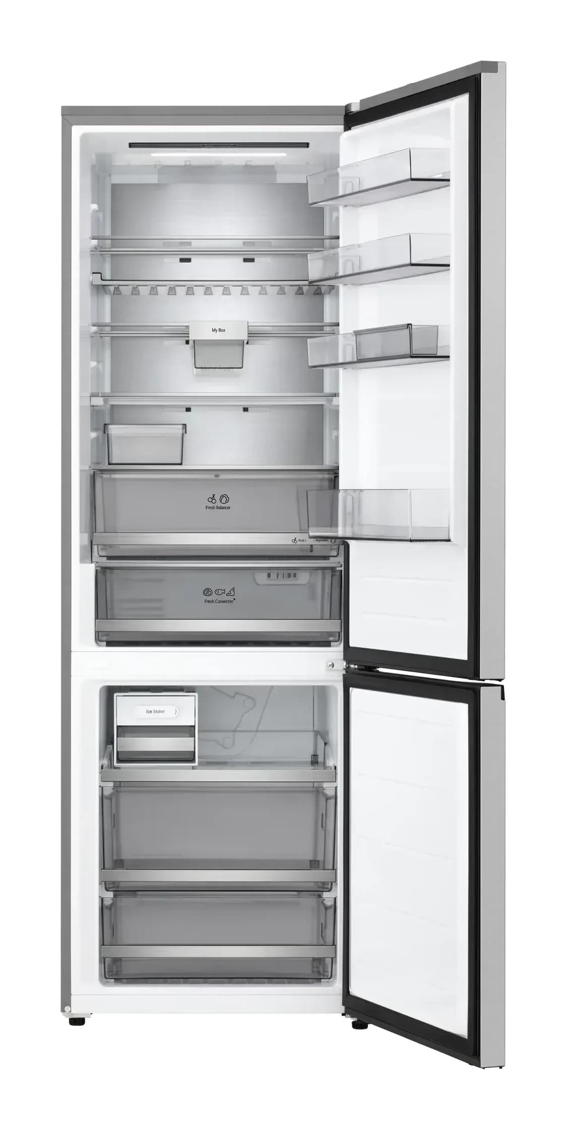Холодильник с морозильником LG GC-B640FMKM