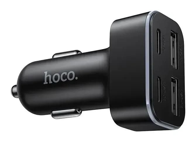 Автомобильное зарядное устройство Hoco Z63 (черный)