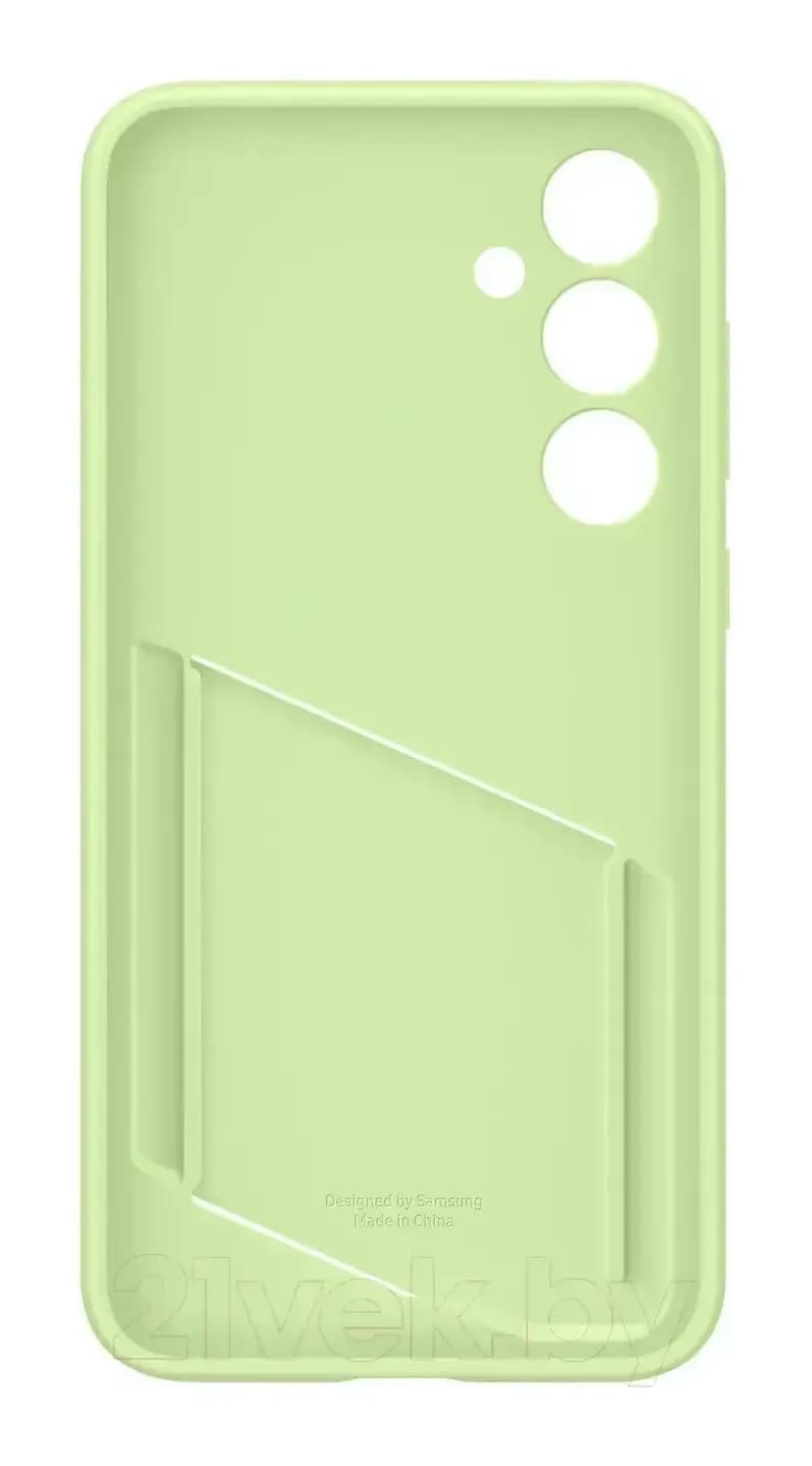 Чехол-накладка Samsung Card Slot Case для Galaxy A35 / EF-OA356TMEGRU (лайм)