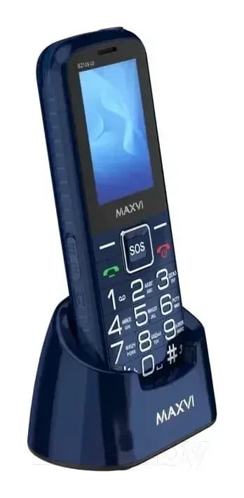 Мобильный телефон Maxvi B 21ds up (синий)