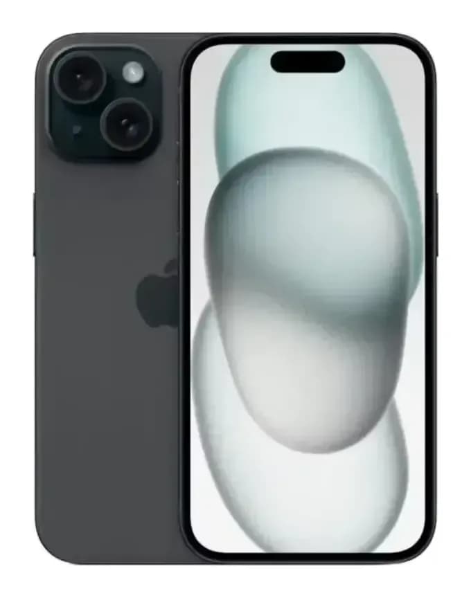 Смартфон восстановленный Apple iPhone 15 128GB ELNU Грейд B (черный)