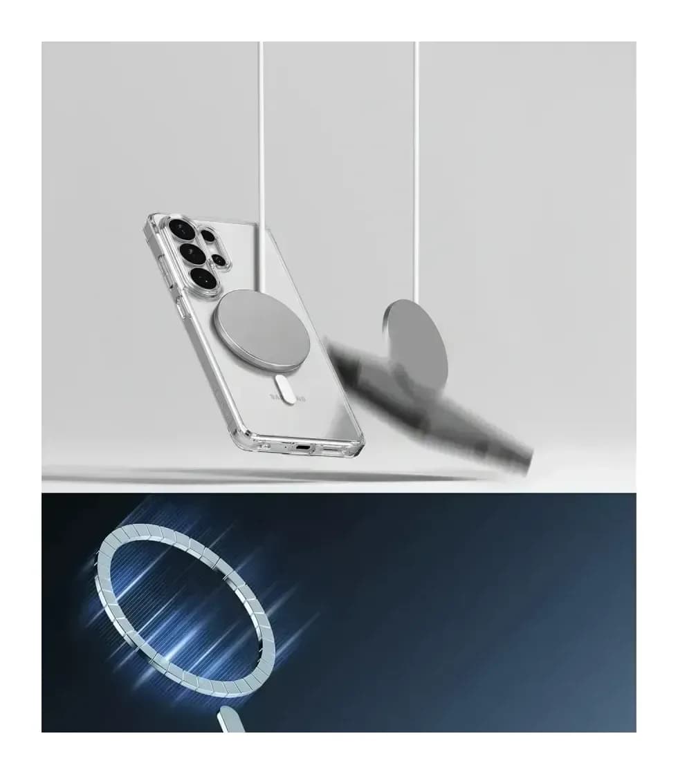 Чехол-накладка Ringke Fusion Magnetic для Galaxy S26 Ultra (Clear)