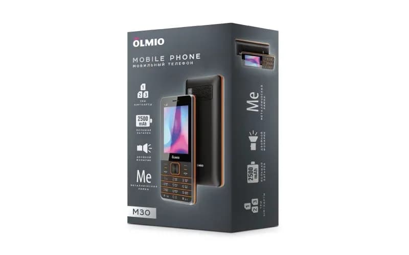 Мобильный телефон Olmio M30 (черный)