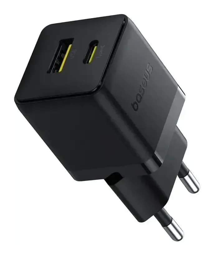 Зарядное устройство сетевое Baseus Palm C+U 30W EU / P1011160A113-01 (черный)