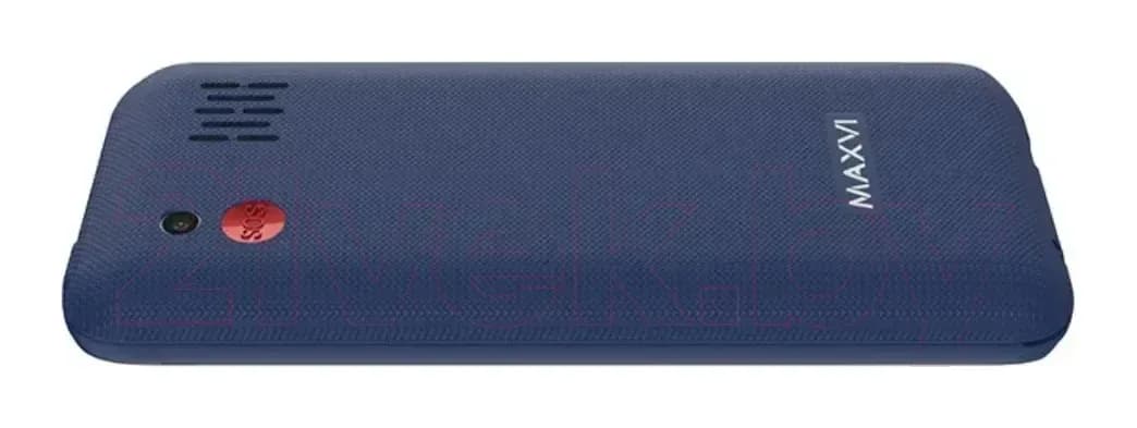 Мобильный телефон Maxvi B35 (синий+ЗУ)