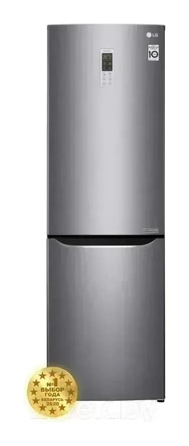 Холодильник с морозильником LG GA-B419SLGL