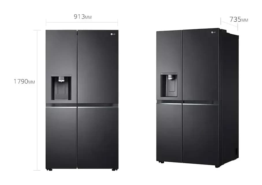 Холодильник с морозильником LG GC-L257CBEV