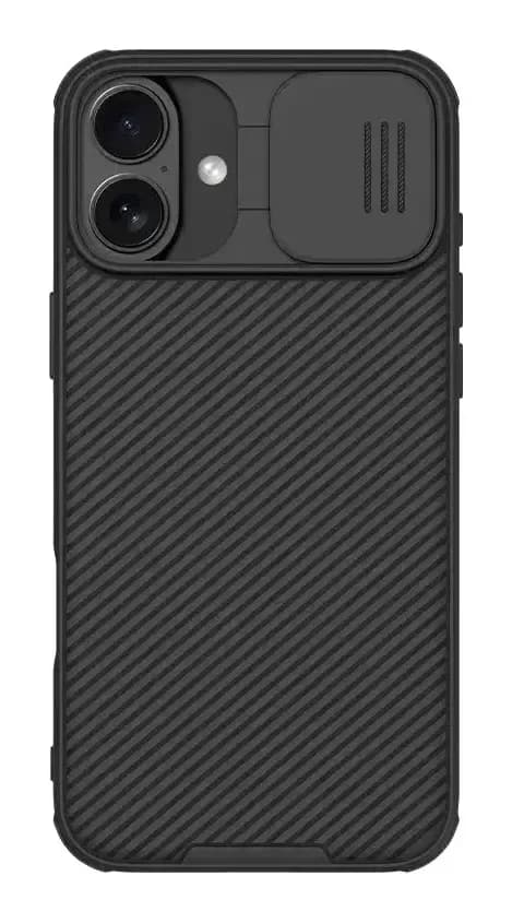 Чехол-накладка Nillkin CamShield Pro для iPhone 16 Plus (черный)