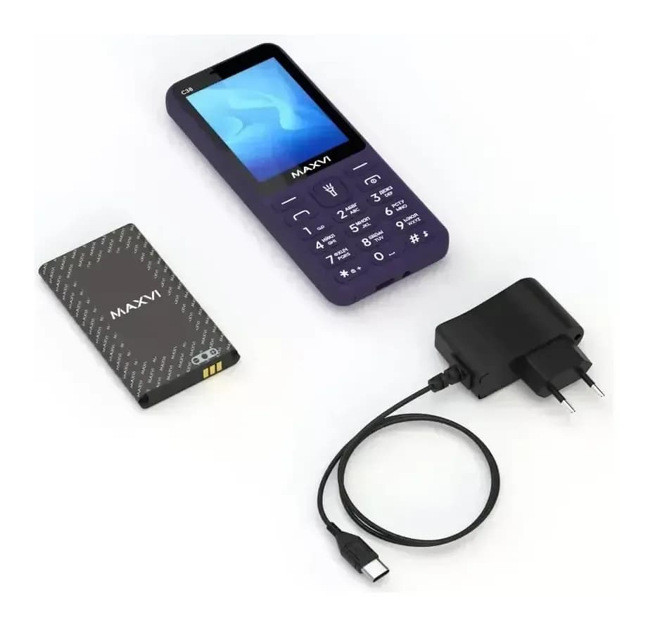 Мобильный телефон Maxvi C38 (фиолетовый)
