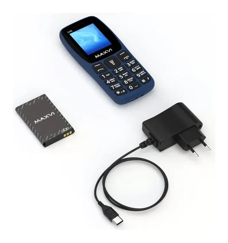 Мобильный телефон Maxvi C45 (маренго)
