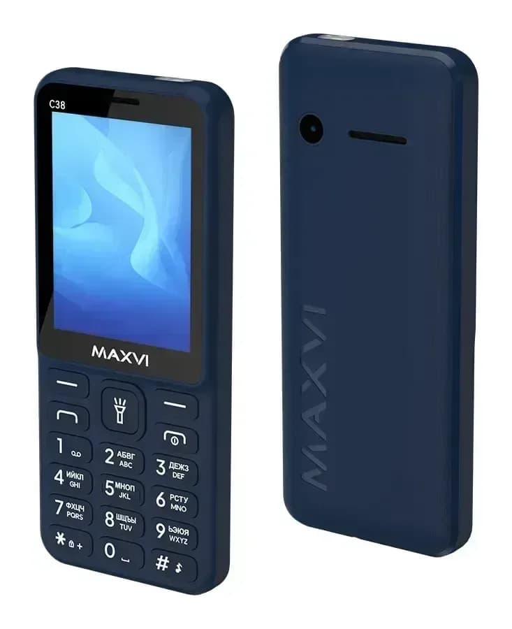 Мобильный телефон Maxvi C38 (синий)