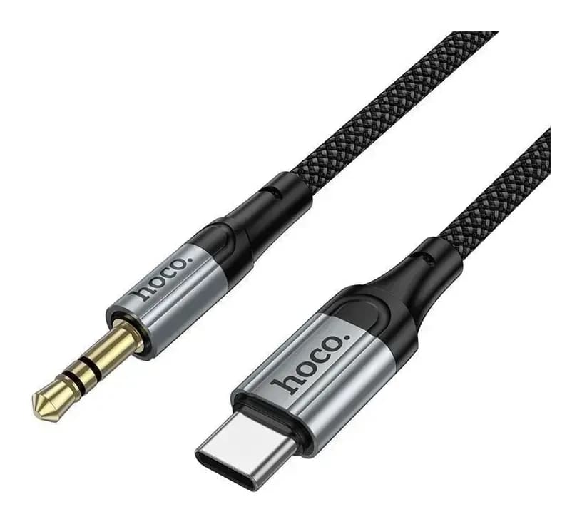 Кабель Hoco UPA33B Type-C-AUX (1.5м, черный)