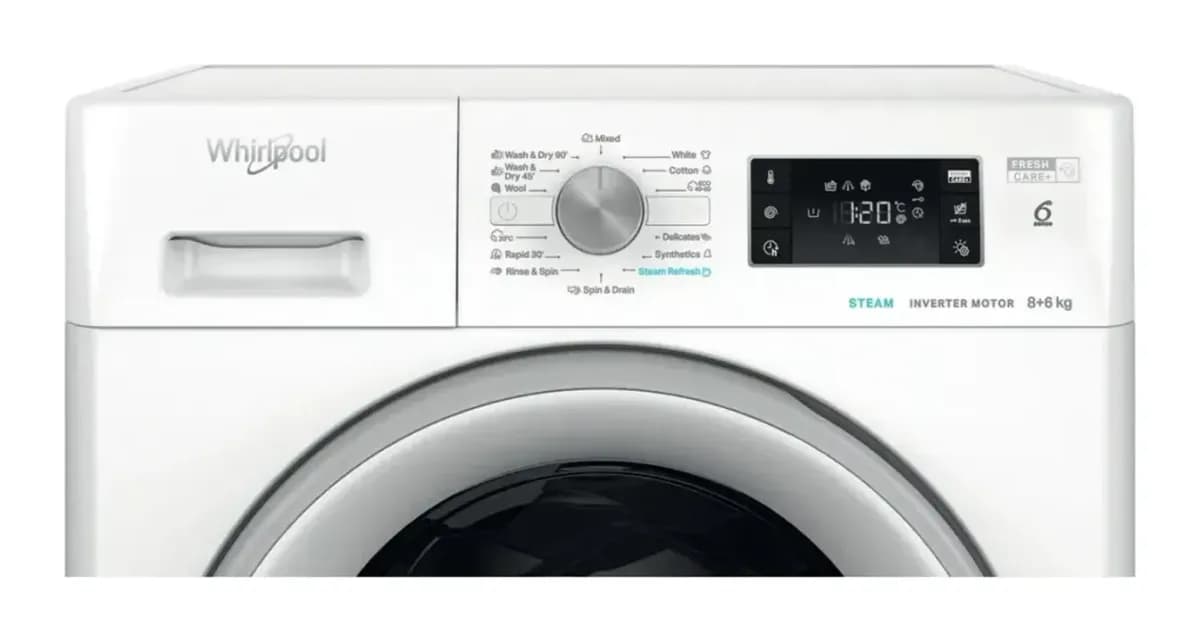 Стирально-сушильная машина Whirlpool FFWDB 864489 SV EE