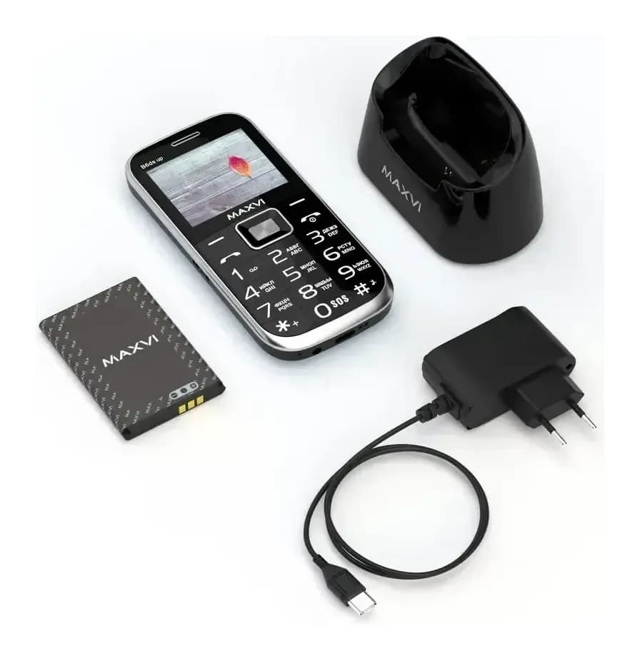 Мобильный телефон Maxvi B6ds up (черный)