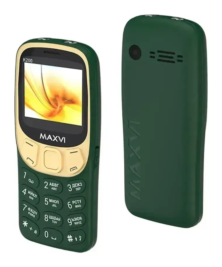 Мобильный телефон Maxvi K200 (темно-зеленый)