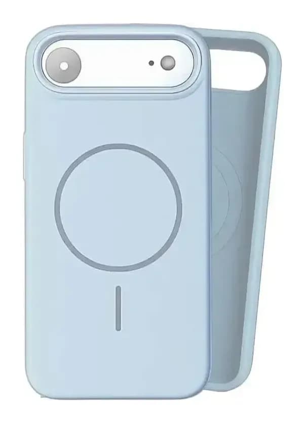 Чехол-накладка Bingo Silicone Magnetic для iPhone 17 Air (голубой)