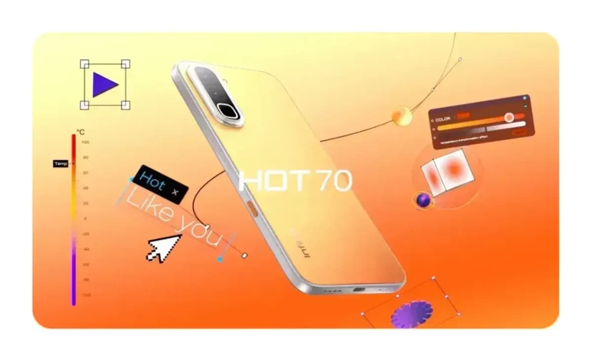 Смартфон Infinix Hot 70 8GB/128GB (черный)